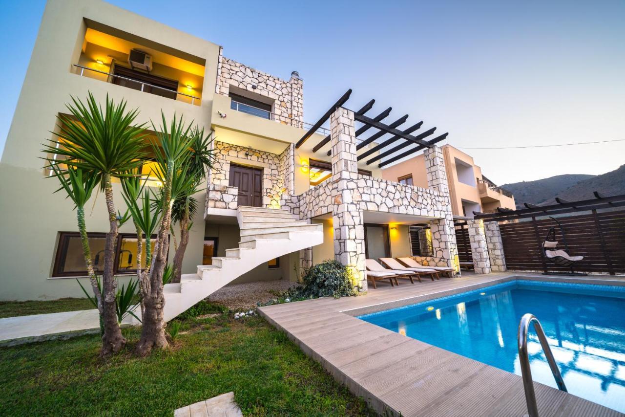 Villa Majestic Crete Heated Pool And Sauna Мегала-Хорафия Экстерьер фото