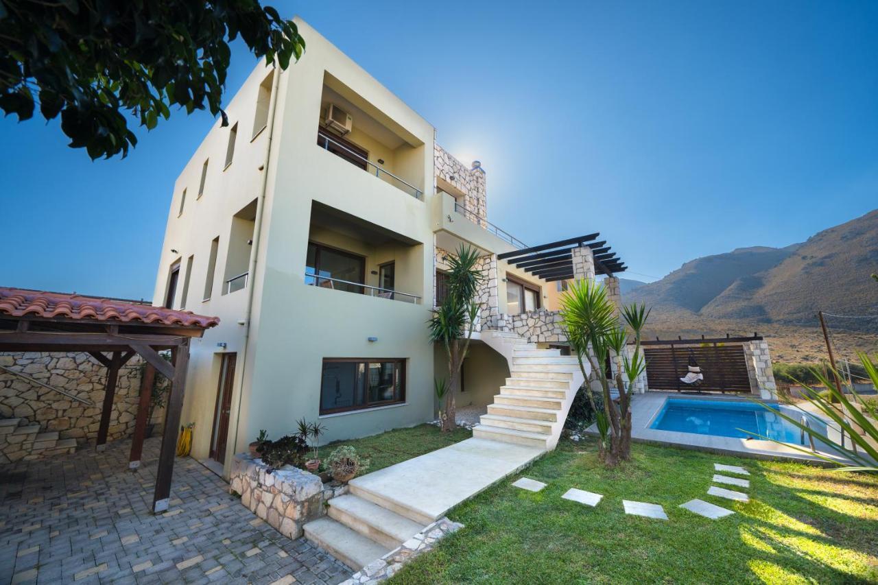 Villa Majestic Crete Heated Pool And Sauna Мегала-Хорафия Экстерьер фото