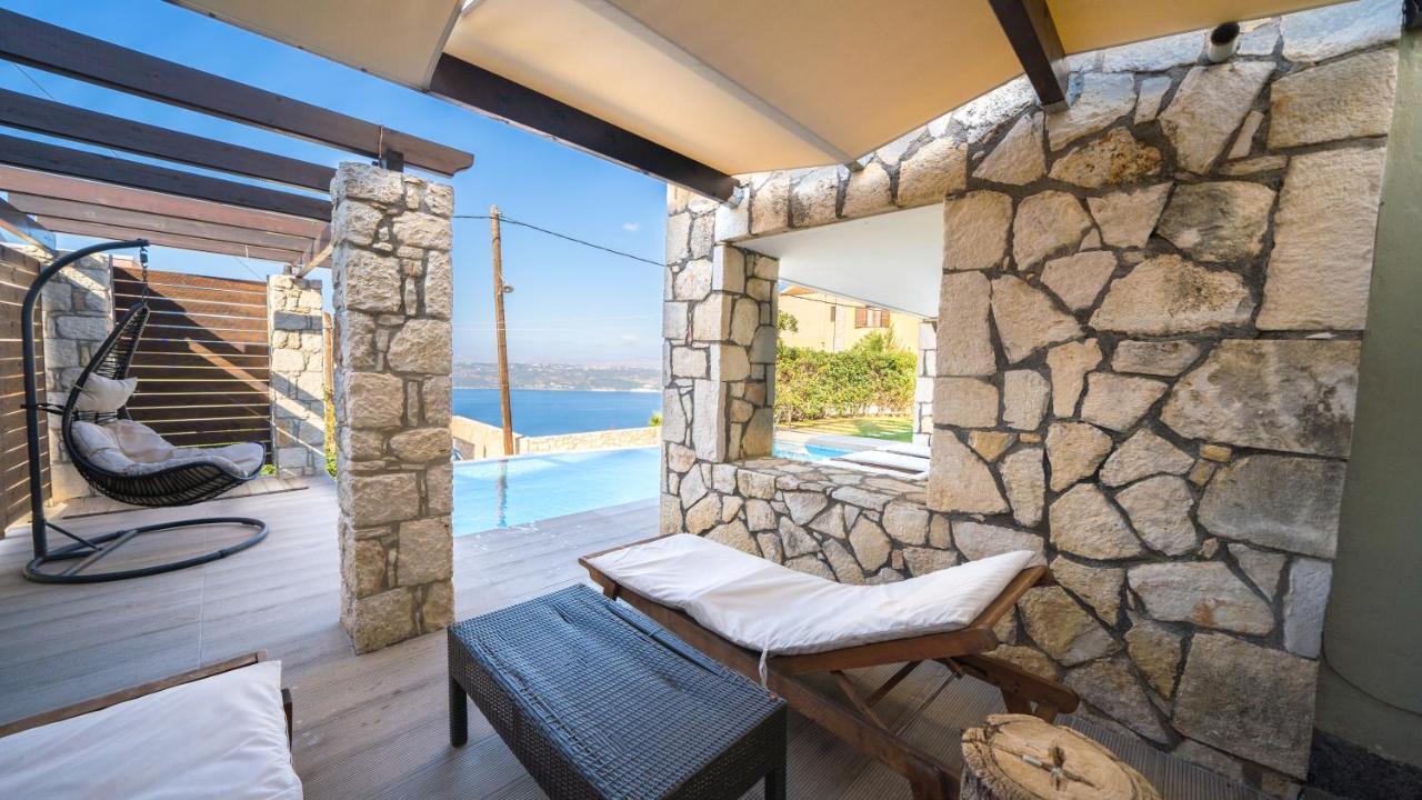 Villa Majestic Crete Heated Pool And Sauna Мегала-Хорафия Экстерьер фото
