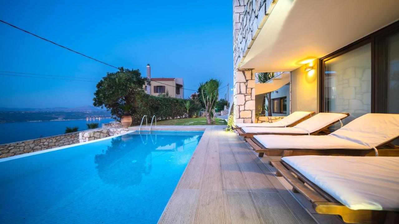 Villa Majestic Crete Heated Pool And Sauna Мегала-Хорафия Экстерьер фото