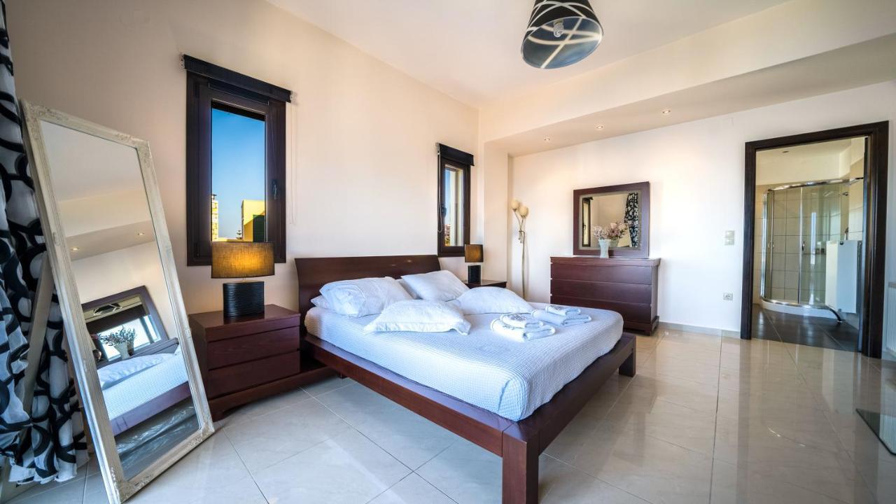 Villa Majestic Crete Heated Pool And Sauna Мегала-Хорафия Экстерьер фото
