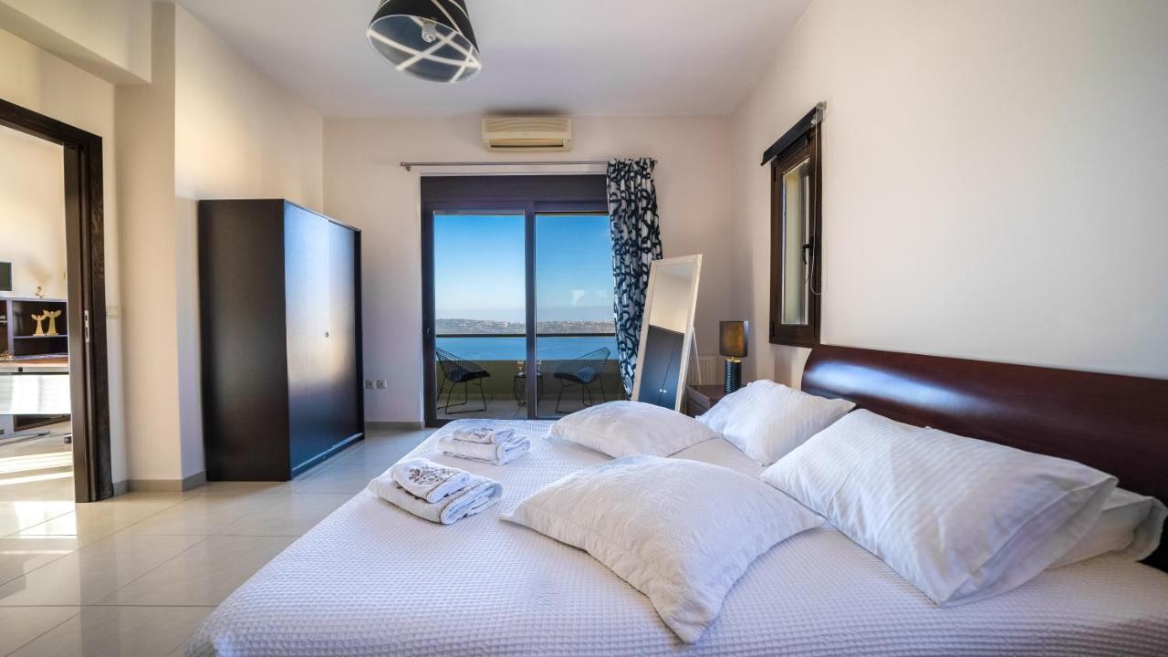 Villa Majestic Crete Heated Pool And Sauna Мегала-Хорафия Экстерьер фото