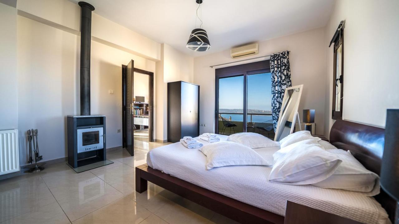 Villa Majestic Crete Heated Pool And Sauna Мегала-Хорафия Экстерьер фото
