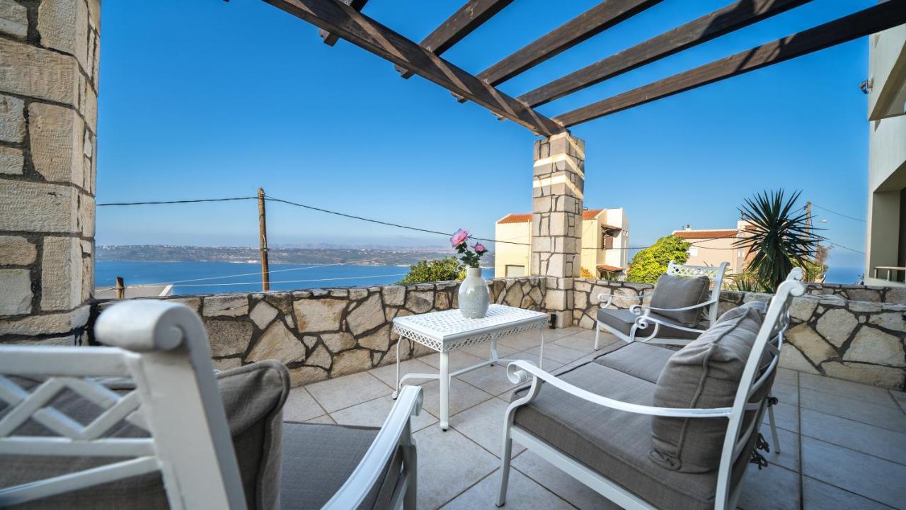 Villa Majestic Crete Heated Pool And Sauna Мегала-Хорафия Экстерьер фото