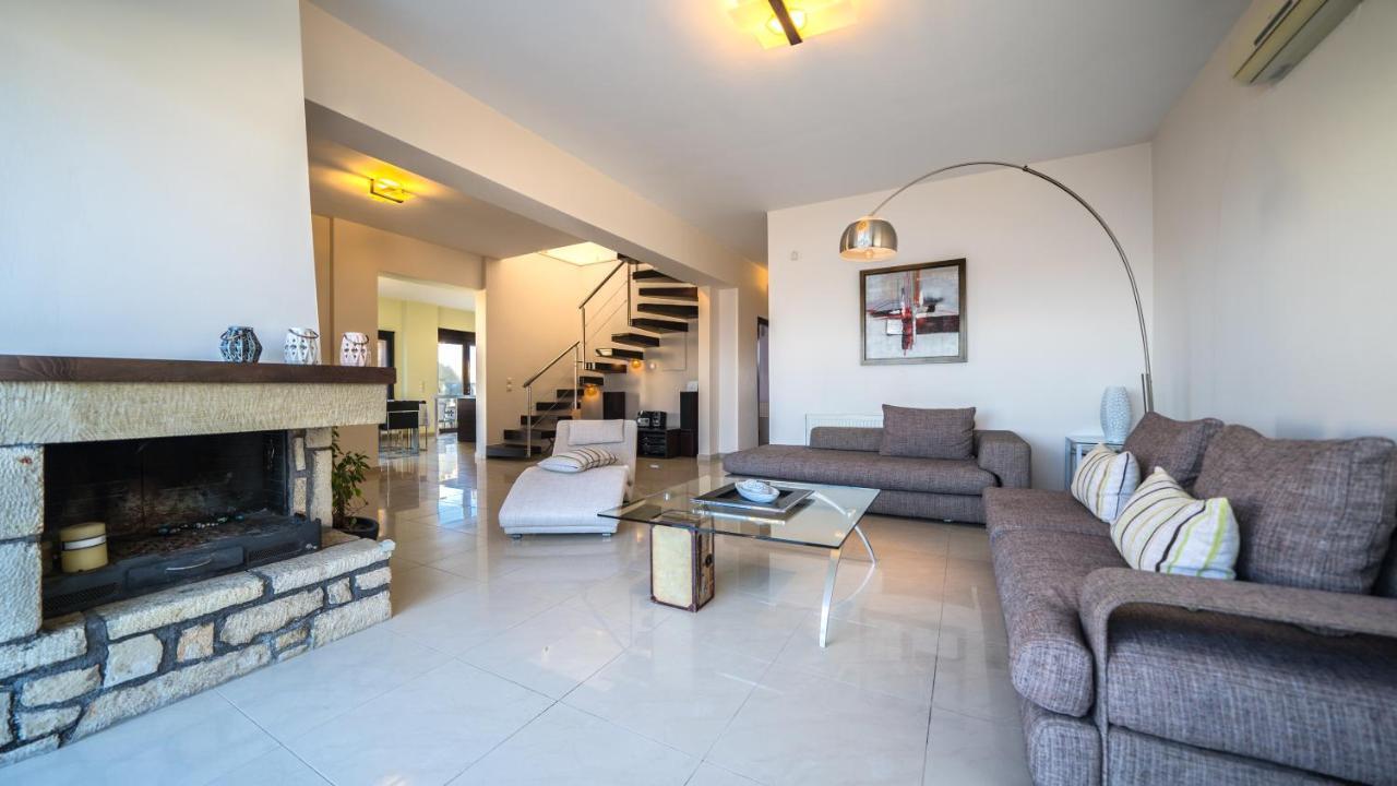 Villa Majestic Crete Heated Pool And Sauna Мегала-Хорафия Экстерьер фото