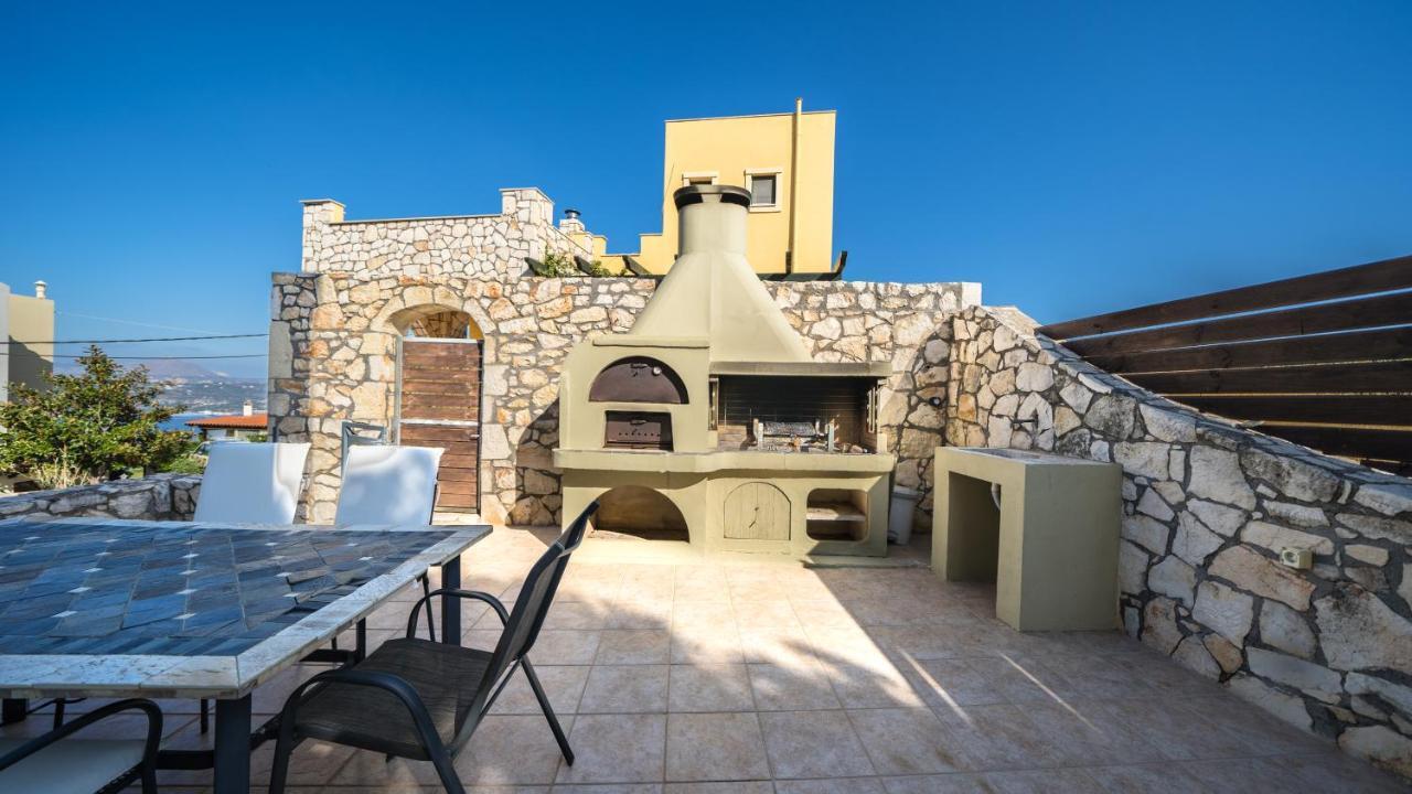 Villa Majestic Crete Heated Pool And Sauna Мегала-Хорафия Экстерьер фото