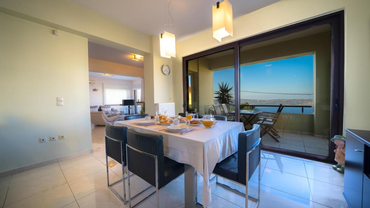 Villa Majestic Crete Heated Pool And Sauna Мегала-Хорафия Экстерьер фото