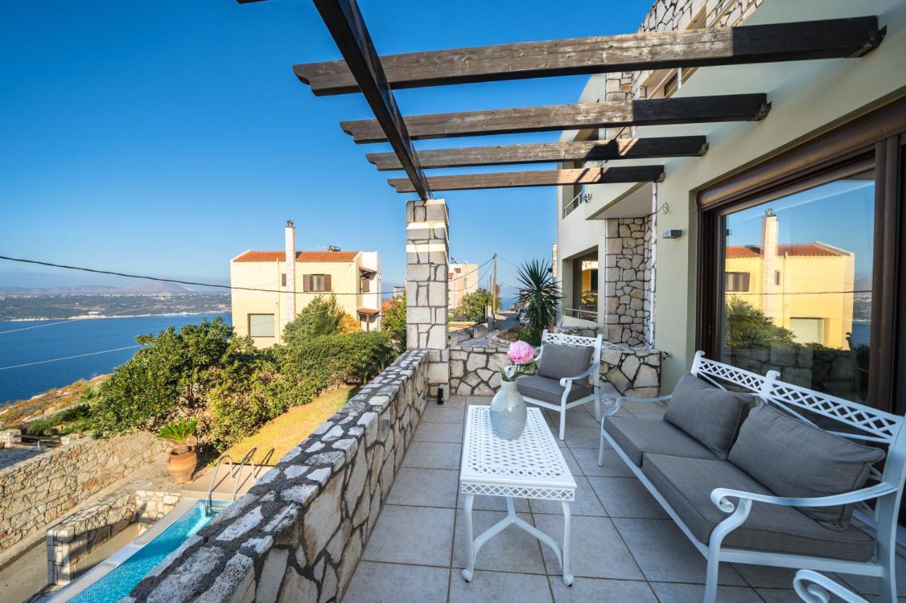 Villa Majestic Crete Heated Pool And Sauna Мегала-Хорафия Экстерьер фото