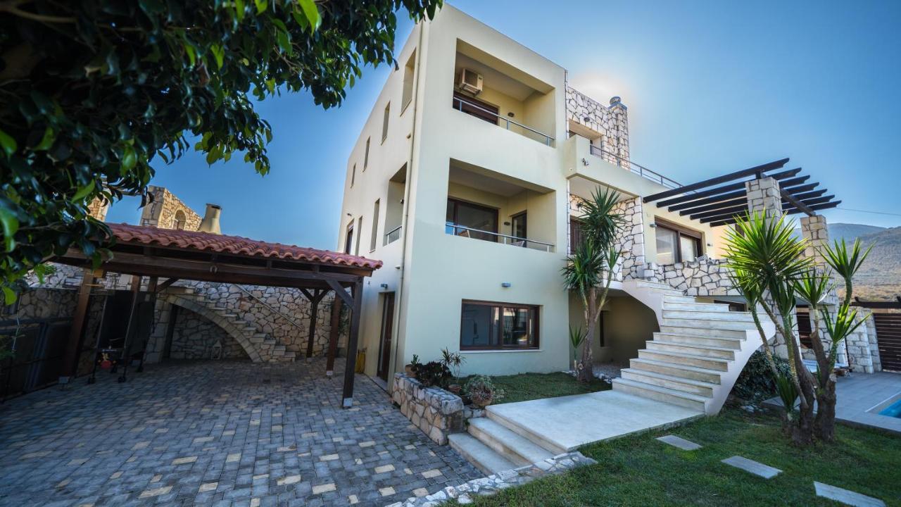 Villa Majestic Crete Heated Pool And Sauna Мегала-Хорафия Экстерьер фото